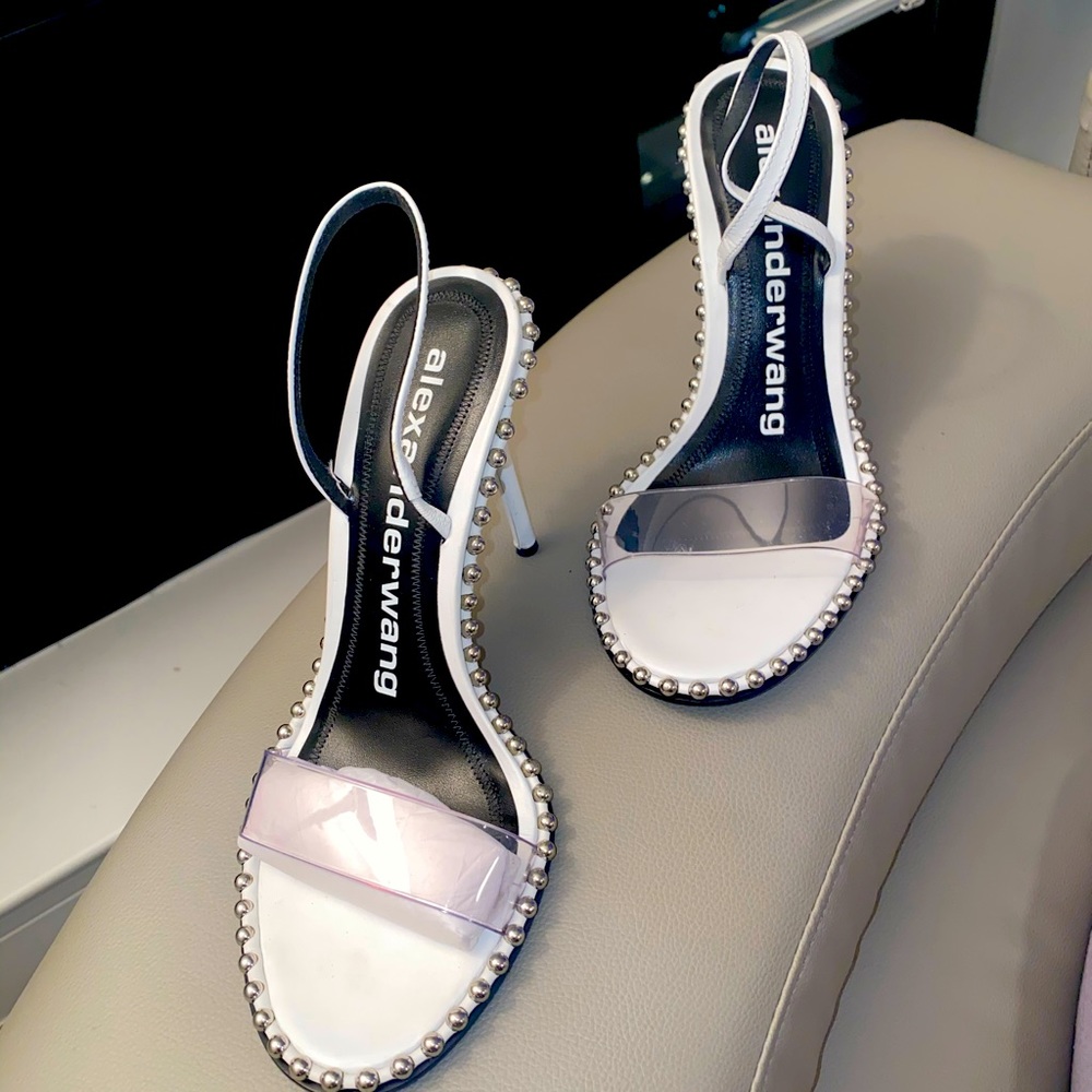 ALEXANDER WANG NOVA PVC HEELS